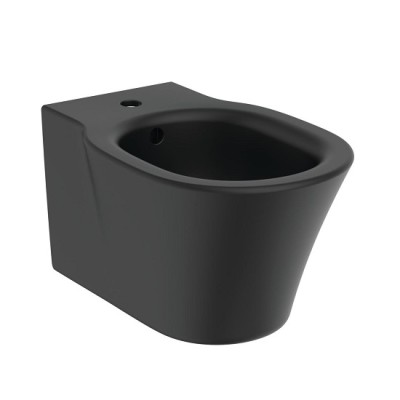 BIDEU CONNECT AIR SUSPENDAT 54X36 FIXARE COMPLET ASCUNSA, SILK BLACK